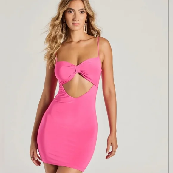 white christmas dresses Amanda Uprichard Windsor Dress in Light Pink / Pink main image 0